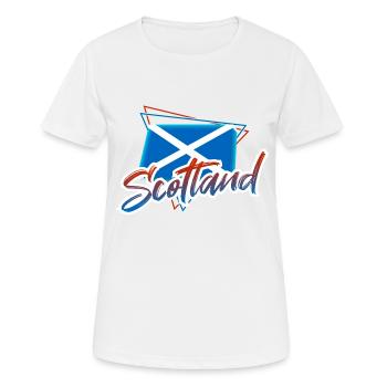 Schottland - Frauen T-Shirt atmungsaktiv - Weiß - Vorne - AI Model Female 172 dark (172cm)