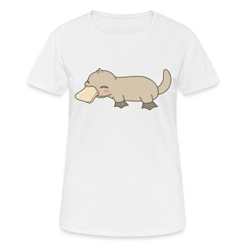 Platypus - Women's Breathable T-Shirt - white - Front - AI Model Female 172 dark (172cm)