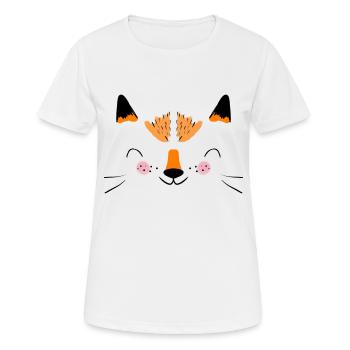 Fox - Women's Breathable T-Shirt - white - Front - AI Model Female 172 dark (172cm)