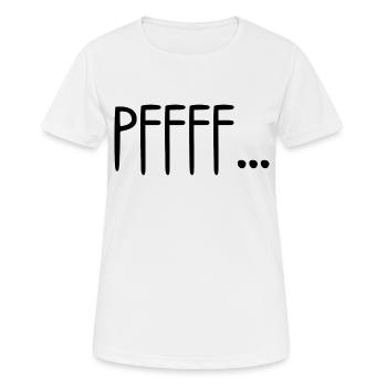 Park - Frauen T-Shirt atmungsaktiv - Weiß - Vorne - AI Model Female 172 dark (172cm)