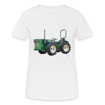 Support A45 - T-shirt respirant Femme - blanc - Devant - AI Model Female 172 dark (172cm)