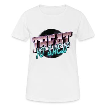 comptable féminin cadeau geek meilleures citations - T-shirt respirant Femme - blanc - Devant - AI Model Female 172 dark (172cm)
