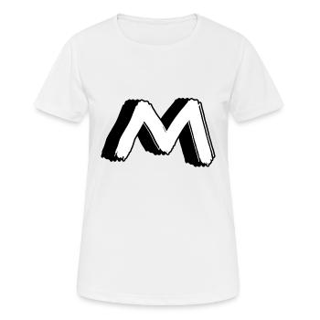 The Letter M - Women's Breathable T-Shirt - white - Front - AI Model Female 172 dark (172cm)