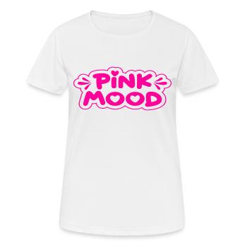 Pink Mood - Women's Breathable T-Shirt - white - Front - AI Model Female 172 dark (172cm)