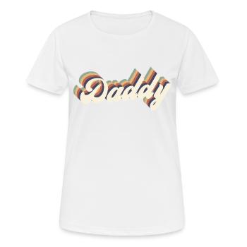 daddy vintage - T-shirt respirant Femme - blanc - Devant - AI Model Female 172 dark (172cm)