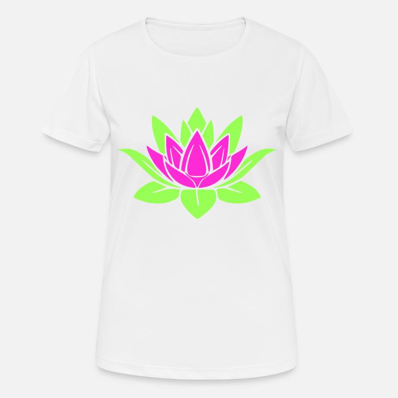 Lotus Flower - Mandala - Women's Breathable T-Shirt - white
