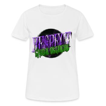 Geek Spaceship Scifi Dictons Dictons drôles - T-shirt respirant Femme - blanc - Devant - AI Model Female 172 dark (172cm)