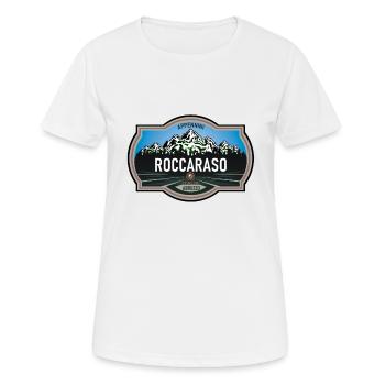 Roccaraso Abruzzes - T-shirt respirant Femme - blanc - Devant - AI Model Female 172 dark (172cm)
