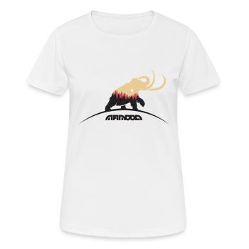 Mammoth Wilderness Insinde - Women's Breathable T-Shirt - white - Front - AI Model Female 172 dark (172cm)