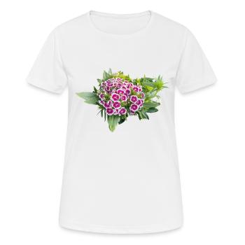 GOUSSES - T-shirt respirant Femme - blanc - Devant - AI Model Female 172 dark (172cm)