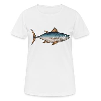 Meerestiere - Frauen T-Shirt atmungsaktiv - Weiß - Vorne - AI Model Female 172 dark (172cm)