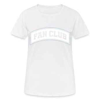 Membre du Fan Club - T-shirt respirant Femme - blanc - Devant - AI Model Female 172 dark (172cm)