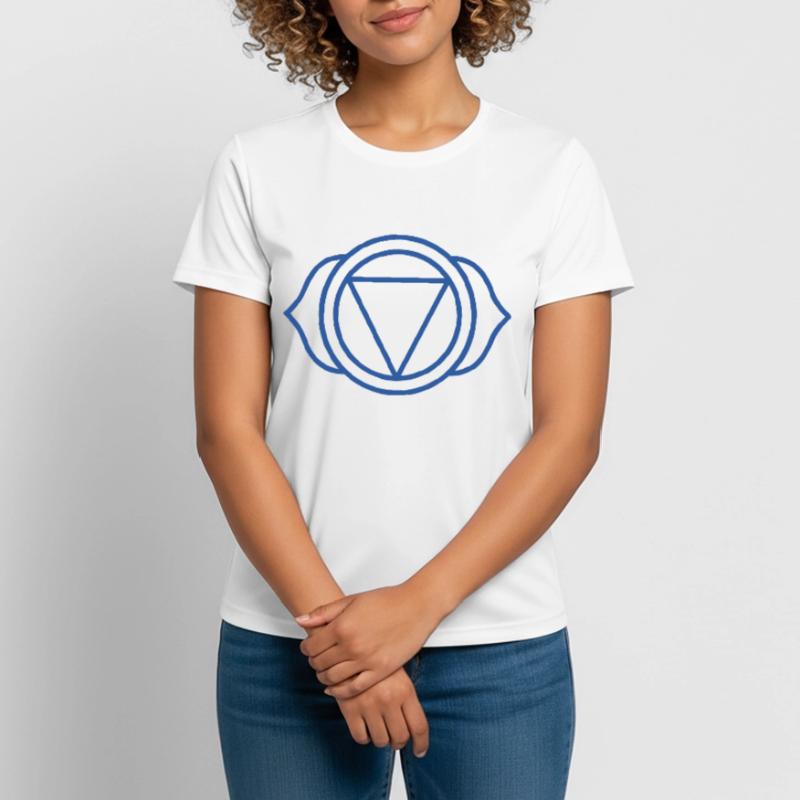 BEWUSSTSEIN-INTUITION | 6. Ajna-Chakra oder Drittes Auge Frauen T-Shirt atmungsaktiv