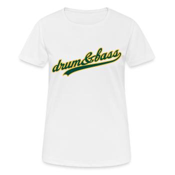 Drum And Bass Sports - Women's Breathable T-Shirt - white - Front - AI Model Female 172 dark (172cm)