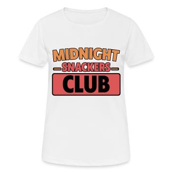 Club des grignoteurs de minuit 2 - T-shirt respirant Femme - blanc - Devant - AI Model Female 172 dark (172cm)