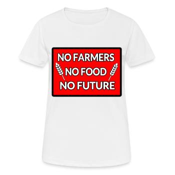 Bauer - Frauen T-Shirt atmungsaktiv - Weiß - Vorne - AI Model Female 172 dark (172cm)