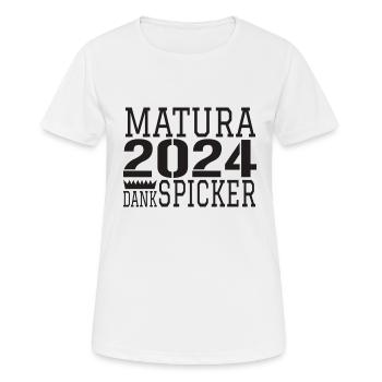 Matura Abi - T-shirt respirant Femme - blanc - Devant - AI Model Female 172 dark (172cm)