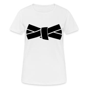 ceinture - T-shirt respirant Femme - blanc - Devant - AI Model Female 172 dark (172cm)
