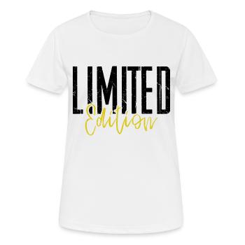 limited edition - Frauen T-Shirt atmungsaktiv - Weiß - Vorne - AI Model Female 172 dark (172cm)