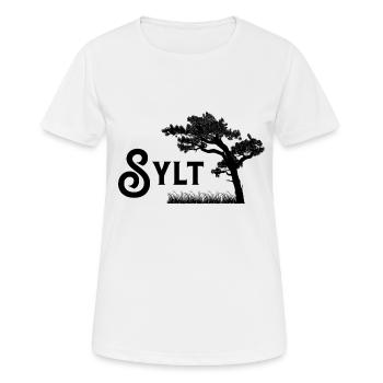 Sylt - T-shirt respirant Femme - blanc - Devant - AI Model Female 172 dark (172cm)