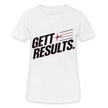 RÉSULTAT GLOBAL - T-shirt respirant Femme - blanc - Devant - AI Model Female 172 dark (172cm)