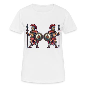 Spartiate 2 - T-shirt respirant Femme - blanc - Devant - AI Model Female 172 dark (172cm)