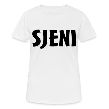 Genius - Frauen T-Shirt atmungsaktiv - Weiß - Vorne - AI Model Female 172 dark (172cm)