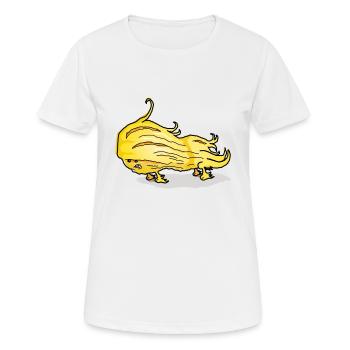 Donald 's Badhair - Frauen T-Shirt atmungsaktiv - Weiß - Vorne - AI Model Female 172 dark (172cm)