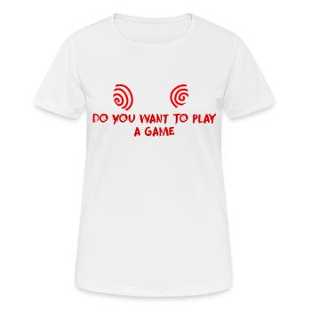 SAW - Women's Breathable T-Shirt - white - Front - AI Model Female 172 dark (172cm)