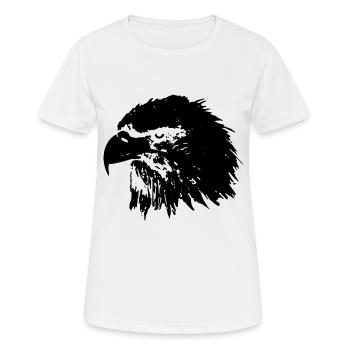 2 Falcon Eagle Falcon Eagle Falcon Airfighter Navy A - T-shirt respirant Femme - blanc - Devant - AI Model Female 172 dark (172cm)