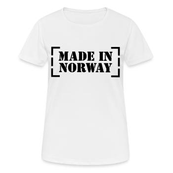 Formulaire 9 - T-shirt respirant Femme - blanc - Devant - AI Model Female 172 dark (172cm)