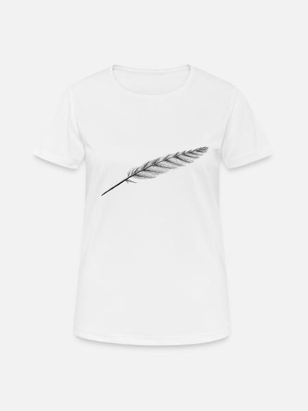 Feather of course - Women's Breathable T-Shirt - white