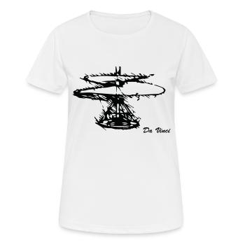 DA VINCI - T-shirt respirant Femme - blanc - Devant - AI Model Female 172 dark (172cm)