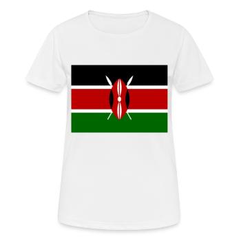 Kenya - Women's Breathable T-Shirt - white - Front - AI Model Female 172 dark (172cm)