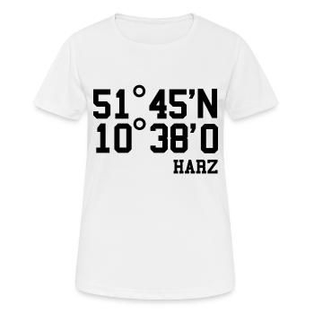 Harz Wandern Walpurgisnacht Gebirge Hexe Geschenk - Frauen T-Shirt atmungsaktiv - Weiß - Vorne - AI Model Female 172 dark (172cm)