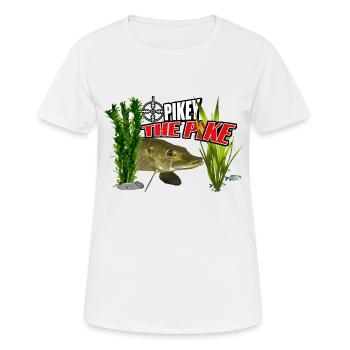 Pikey the pike - Women's Breathable T-Shirt - white - Front - AI Model Female 172 dark (172cm)