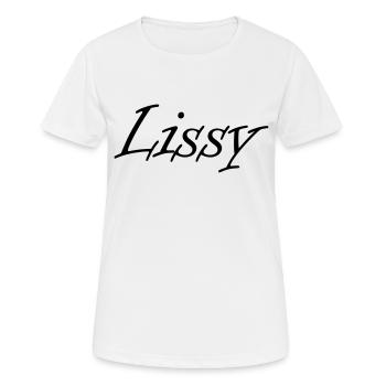lissy - Frauen T-Shirt atmungsaktiv - Weiß - Vorne - AI Model Female 172 dark (172cm)