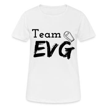 Team EVG - T-shirt respirant Femme - blanc - Devant - AI Model Female 172 dark (172cm)