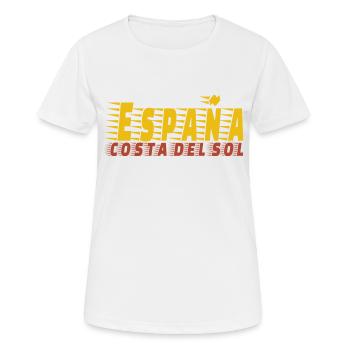 Spain Costa del Sol / Summer - Women's Breathable T-Shirt - white - Front - AI Model Female 172 dark (172cm)