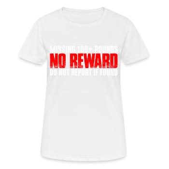 100+ livres manquantes, pas de récompense, ne pas signaler 4 - T-shirt respirant Femme - blanc - Devant - AI Model Female 172 dark (172cm)