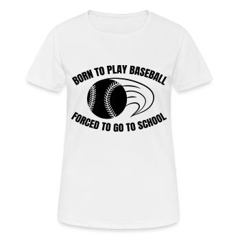 Équipe de baseball Joueurs de baseball Joueurs de baseball - T-shirt respirant Femme - blanc - Devant - AI Model Female 172 dark (172cm)