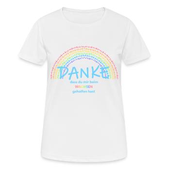 Kindergarten Verabschiedung Schulkind Einschulung - Frauen T-Shirt atmungsaktiv - Weiß - Vorne - AI Model Female 172 dark (172cm)