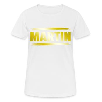 Martin - T-shirt respirant Femme - blanc - Devant - AI Model Female 172 dark (172cm)