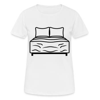 Lit - T-shirt respirant Femme - blanc - Devant - AI Model Female 172 dark (172cm)