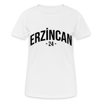 Erzincan 24 Türkei Turkiye Geschenk Urlaub TR Türk - Frauen T-Shirt atmungsaktiv - Weiß - Vorne - AI Model Female 172 dark (172cm)