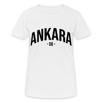 Ankara 06 Turquie Turquie Cadeau Vacances Türk TR - T-shirt respirant Femme - blanc - Devant - AI Model Female 172 dark (172cm)