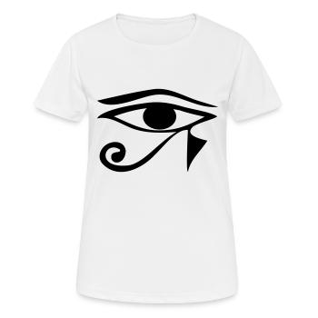 horus - T-shirt respirant Femme - blanc - Devant - AI Model Female 172 dark (172cm)
