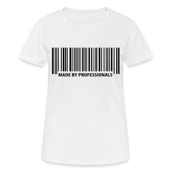 Made by Professionals - Women's Breathable T-Shirt - white - Front - AI Model Female 172 dark (172cm)