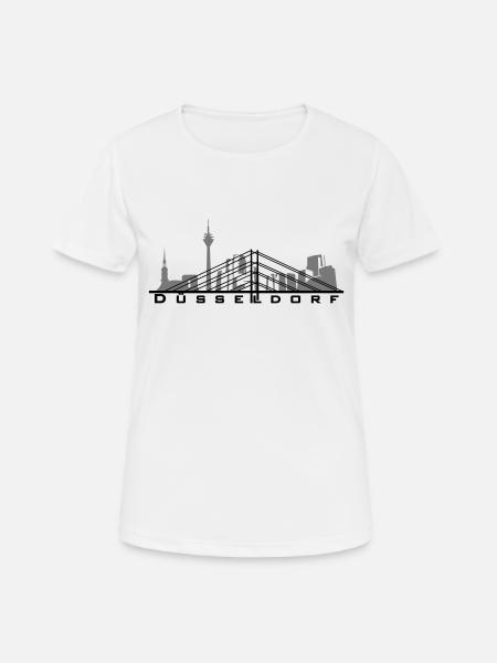 Düsseldorf Skyline - Women's Breathable T-Shirt - white