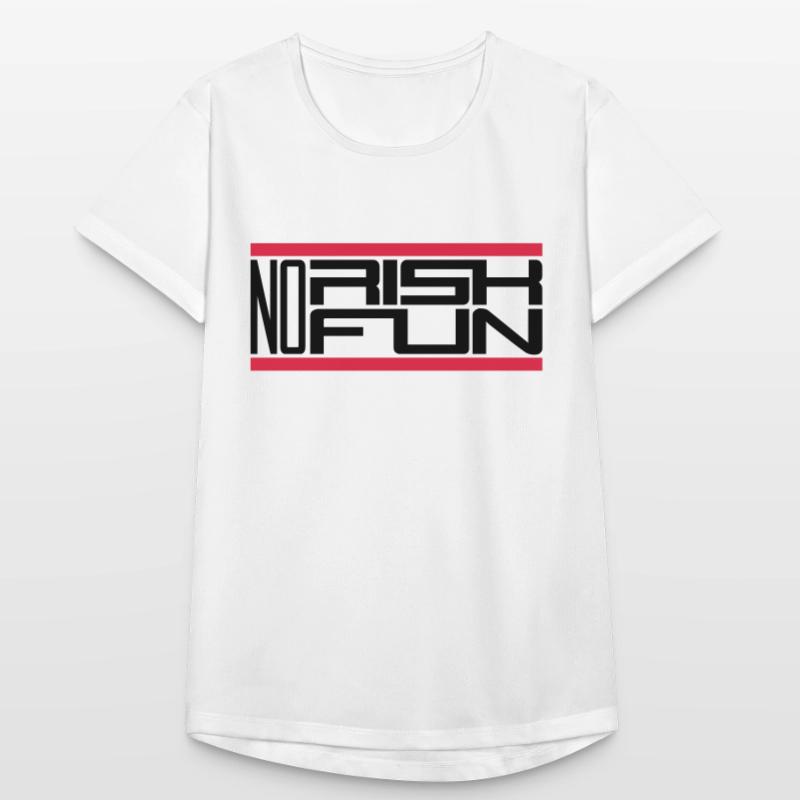 bar pas de risque pas de plaisir réclamation risque danger T-shirt respirant Femme